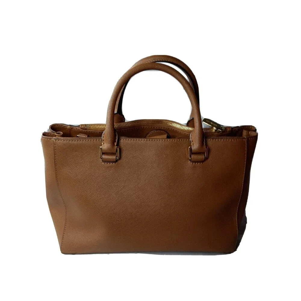 Michael Kors Kellen Ballet Satchel Handbag Medium Saffiano Leather Retail $328